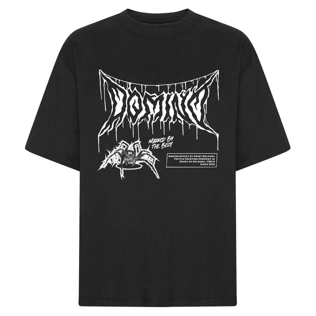 Spider BOX FIT T-paita, Musta