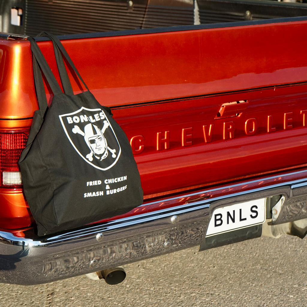 BONELESS TOTEBAG, musta