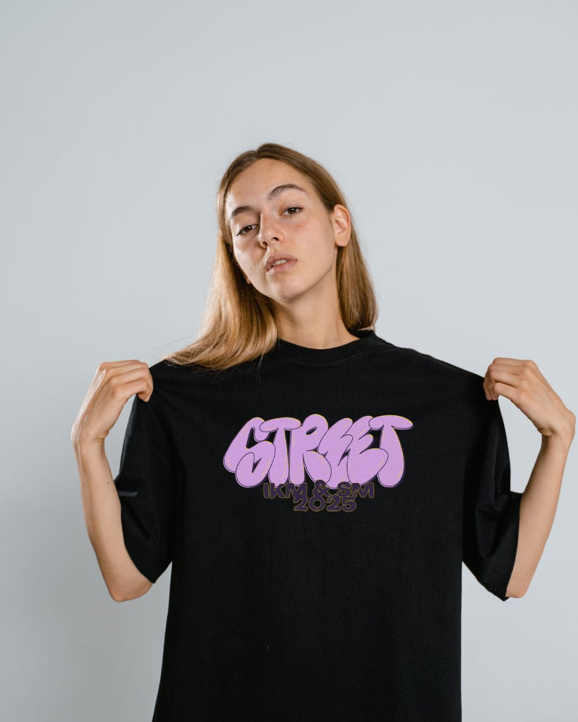 Street SM 25 T-paita, Musta & Pink