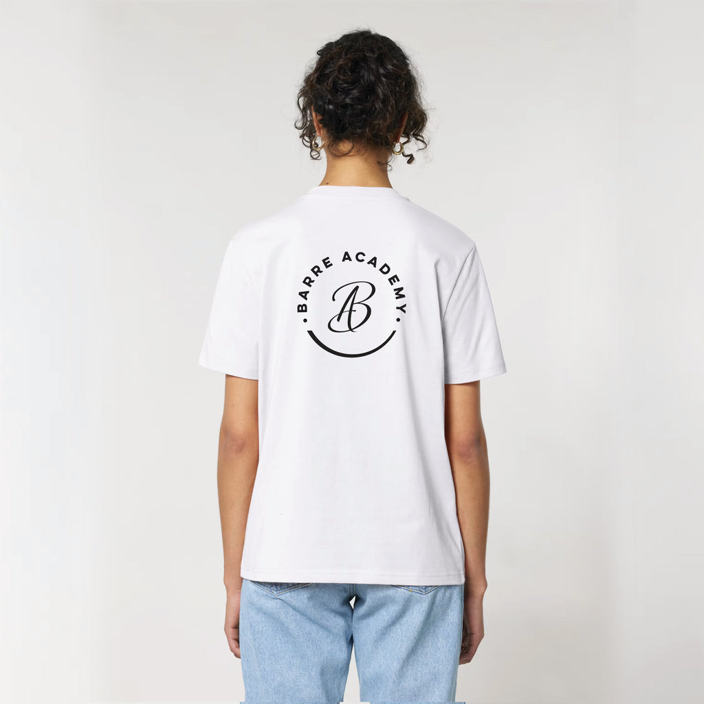 Barre Academy Unisex T-paita, Valkoinen