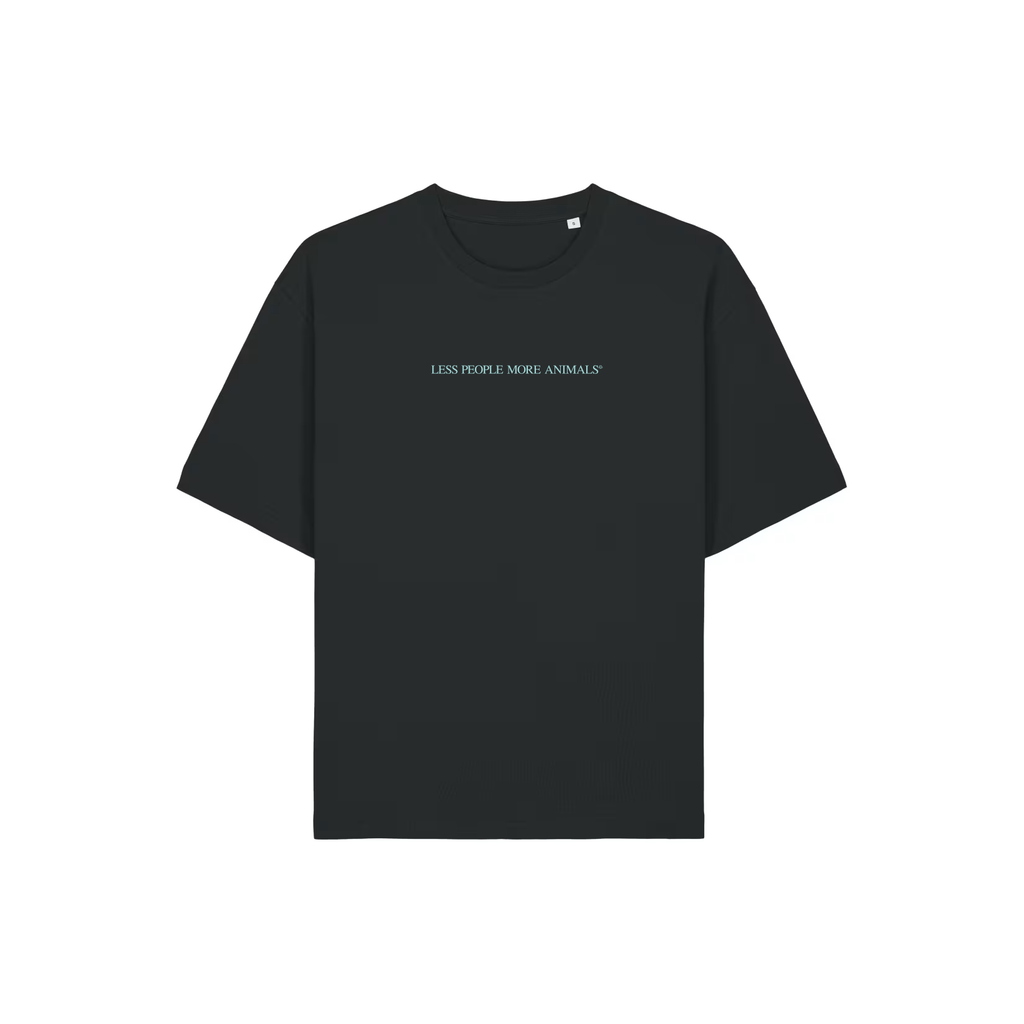 Less People More Animals, Oversize, Black