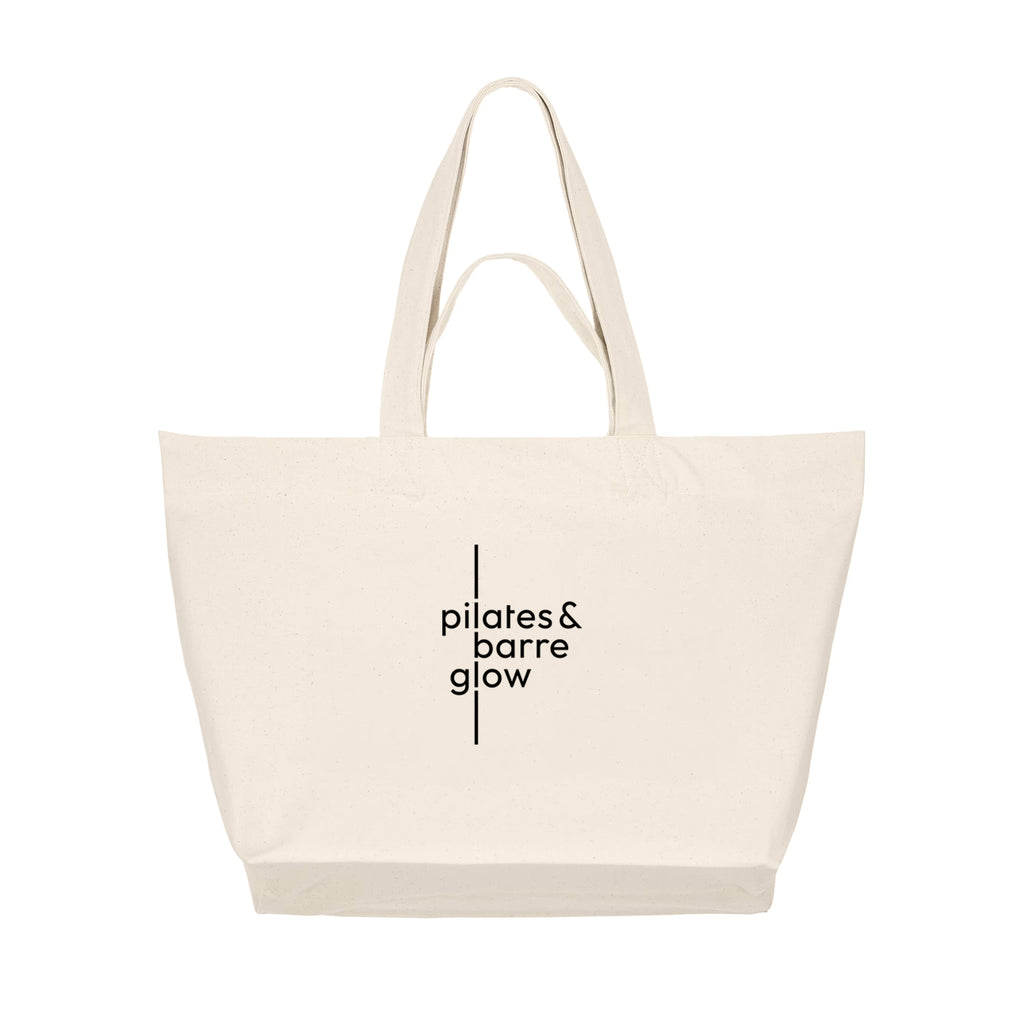 Pilates & Barre Glow Maxi Tote, Luonnonvalkoinen