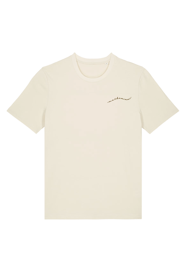 Matkamimmi Unisex T-paita, Natural Raw