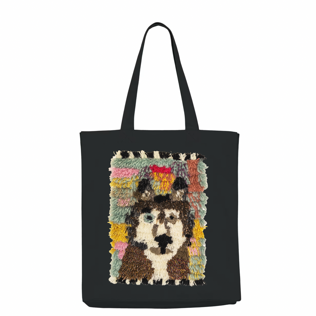 Blue eyed TOTEBAG, musta