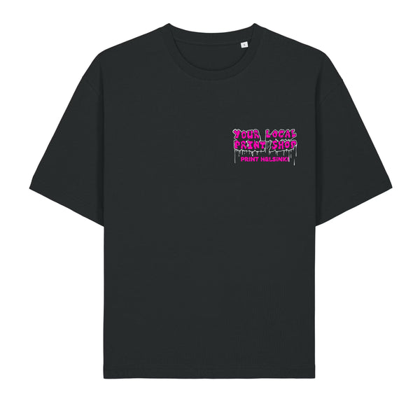 Print Helsinki DUNGEONT-paita musta