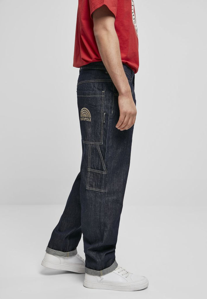 Southpole Embroidery Denim, Raw Indigo
