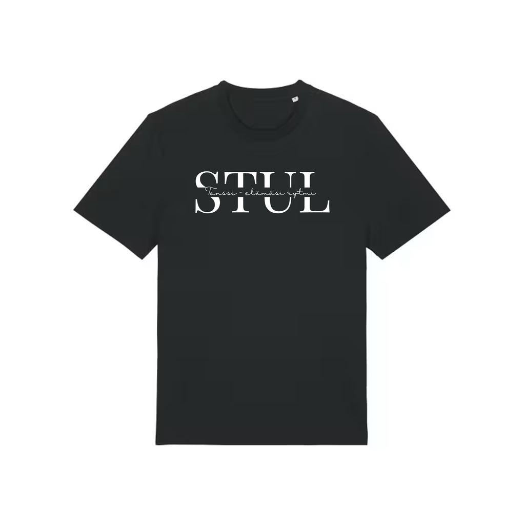 STUL Unisex Logo T-paita, Black