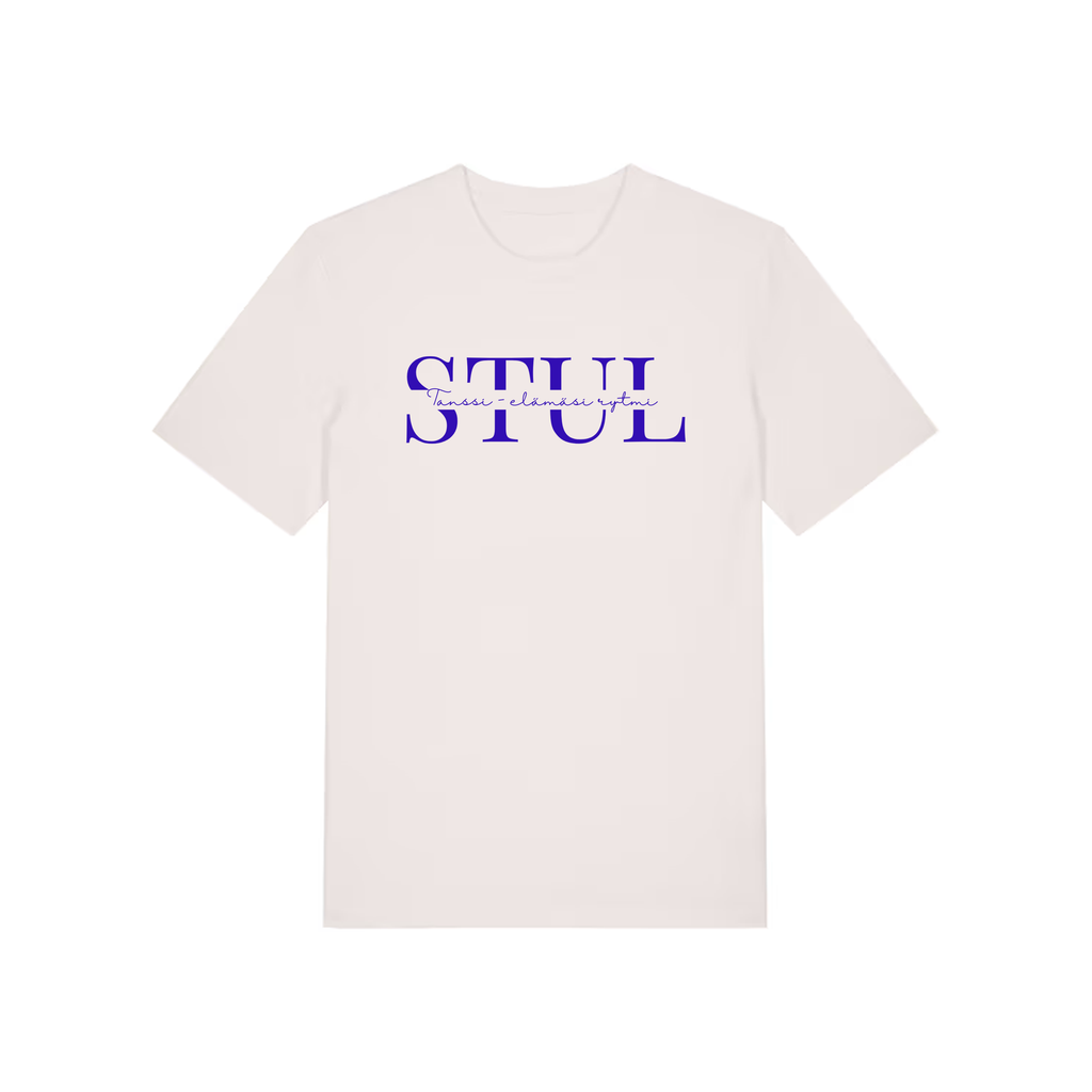 STUL Unisex Logo T-paita, Vintage White