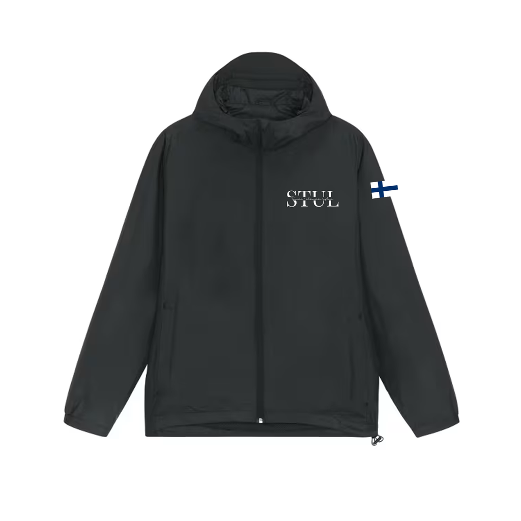 STUL Unisex Tuulitakki, Black FINLAND edit