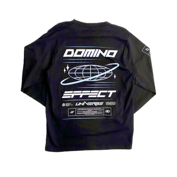 UNIVERSE Long sleeve shirt, Black