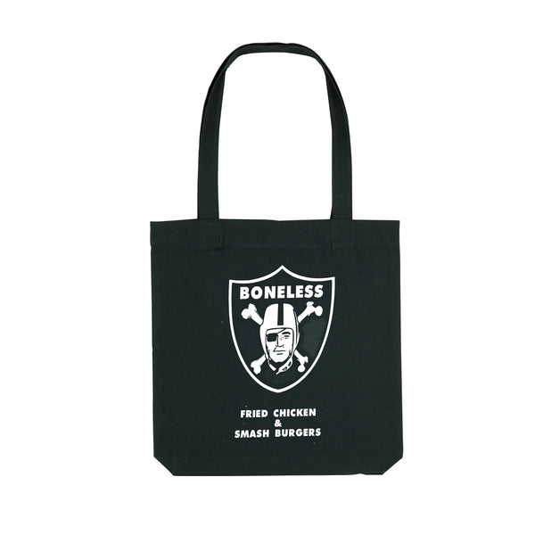 BONELESS TOTEBAG, musta