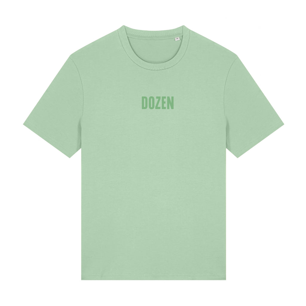 DOZEN Logo Relaxed T-paita, Jade