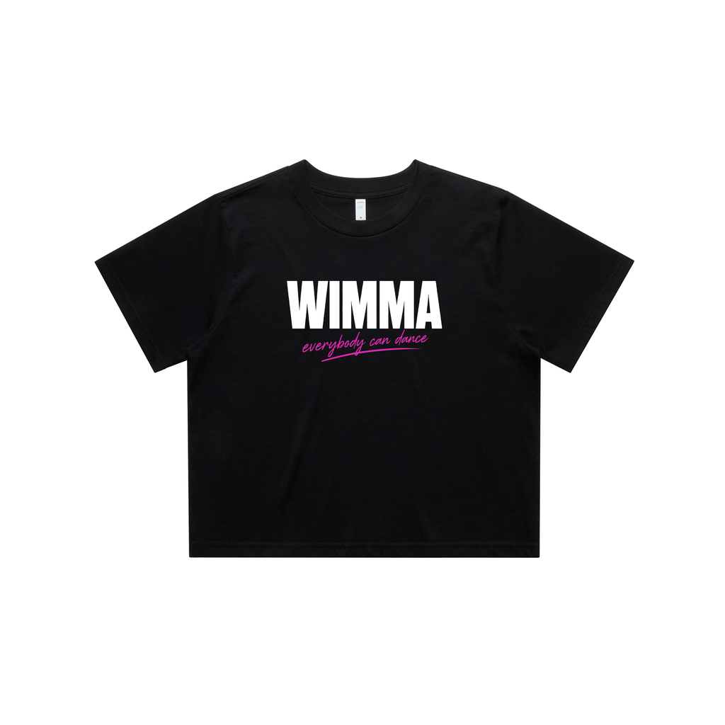 Wimma Naisten Cropped T-paita, useita värejä
