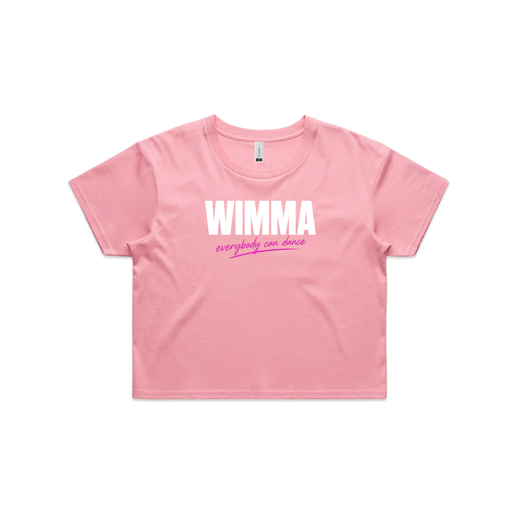Wimma Naisten Cropped T-paita, useita värejä
