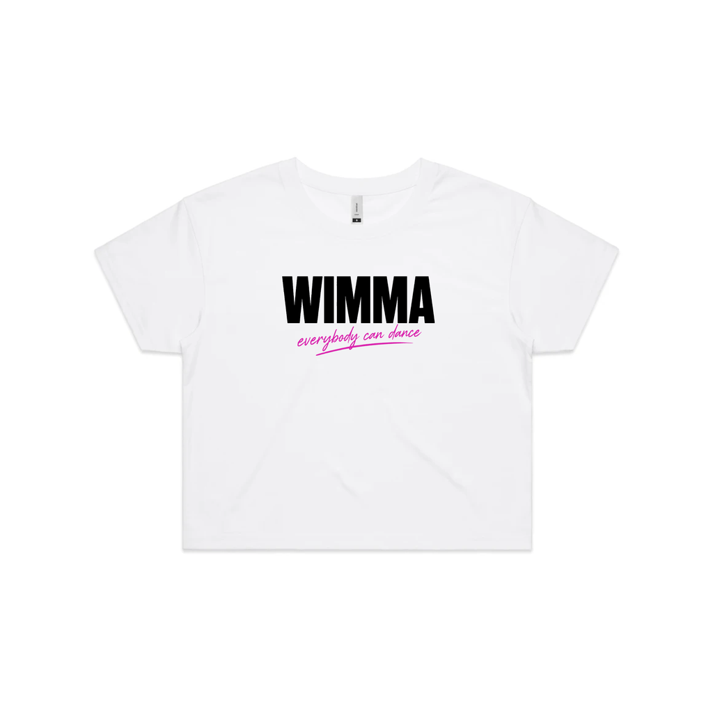 Wimma Naisten Cropped T-paita, useita värejä
