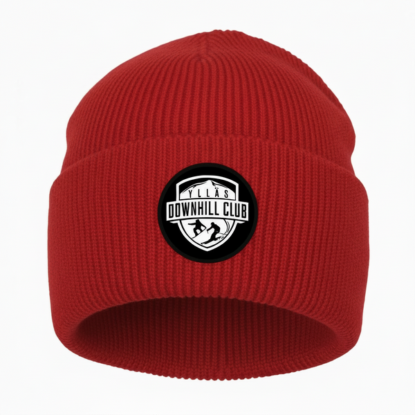 Ylläs Downhill Club, Merinovillasekoitepipo, musta ja punainen