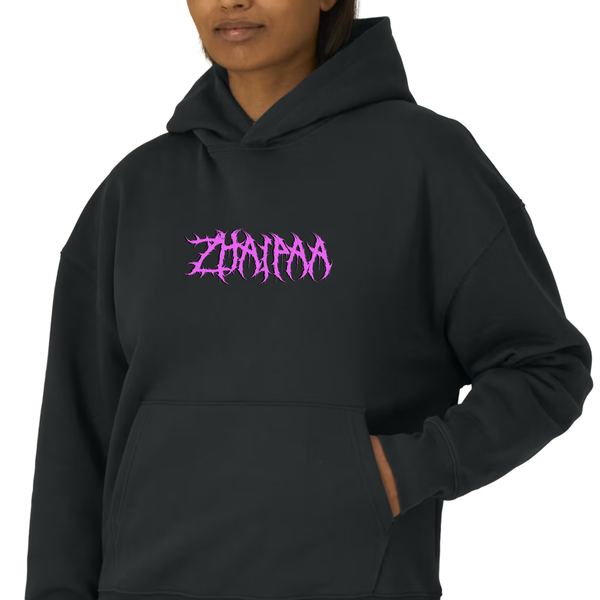 Zhaipaa Relaxed Fit Hoodie, Black