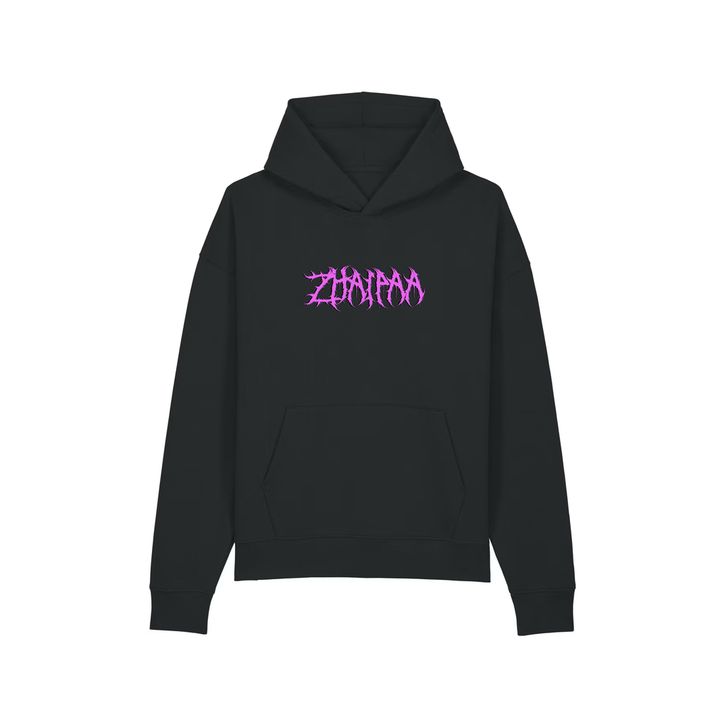 Zhaipaa Relaxed Fit Hoodie, Black