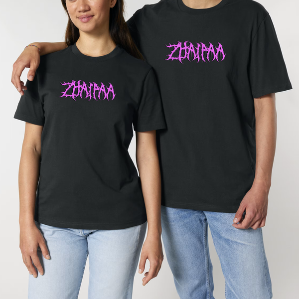 Zhaipaa Regular Fit T-Shirt, Black