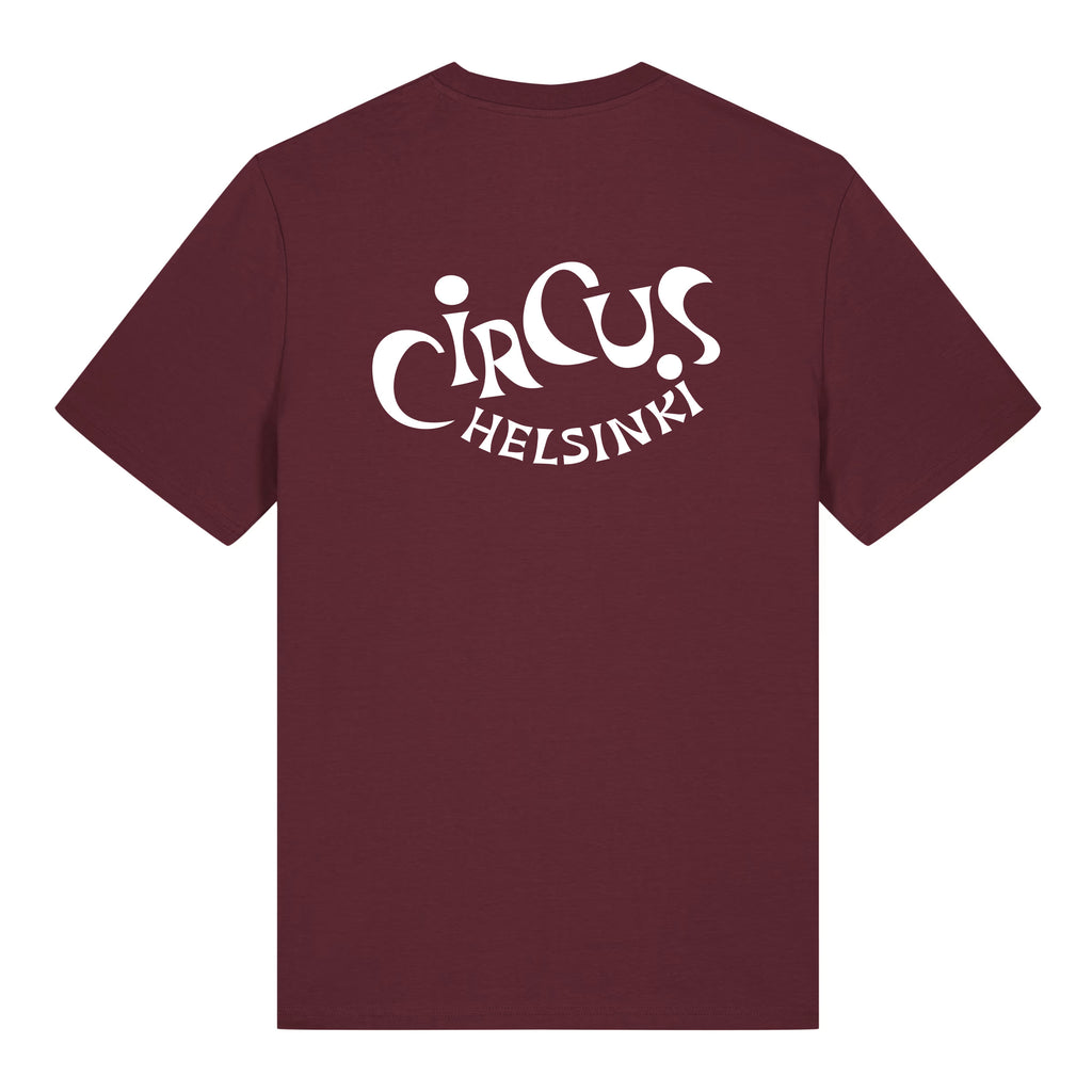 Circus Helsinki Adults Unisex T-Shirt, Burgundy