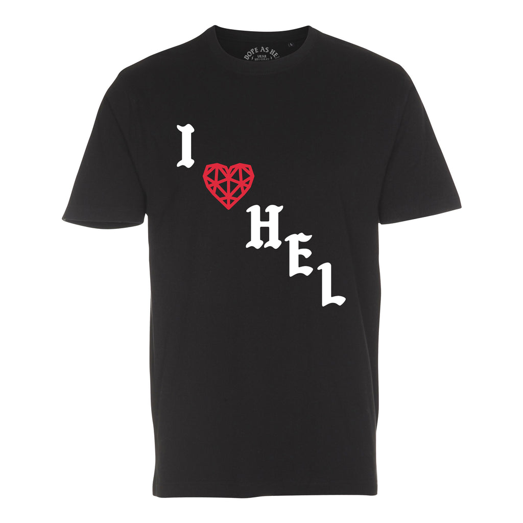 I <3 HEL - T-paita Musta, Wear Helsinki