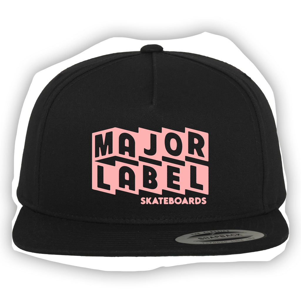 Major Logo Snapback, Vaaleanpunainen