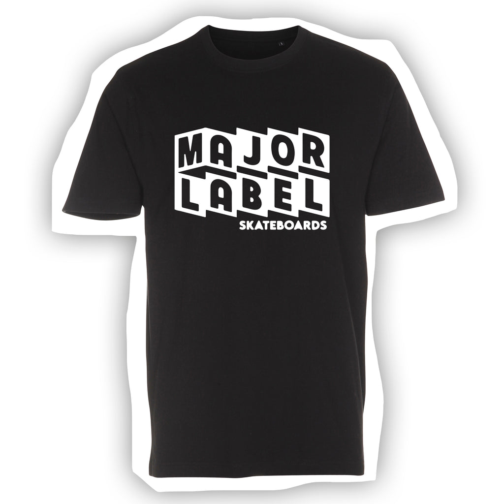 Major Logo T-paita, Musta