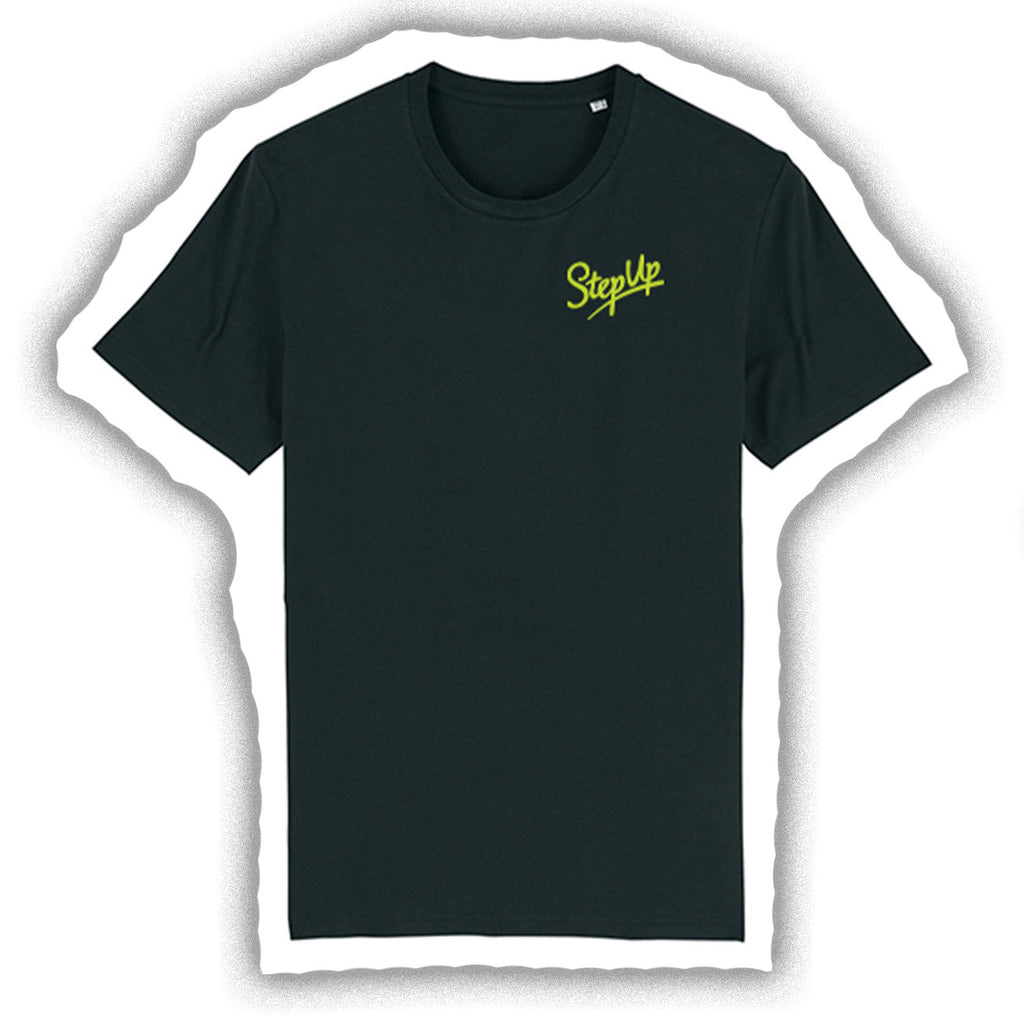StepUp Unisex T-paita, musta/lime