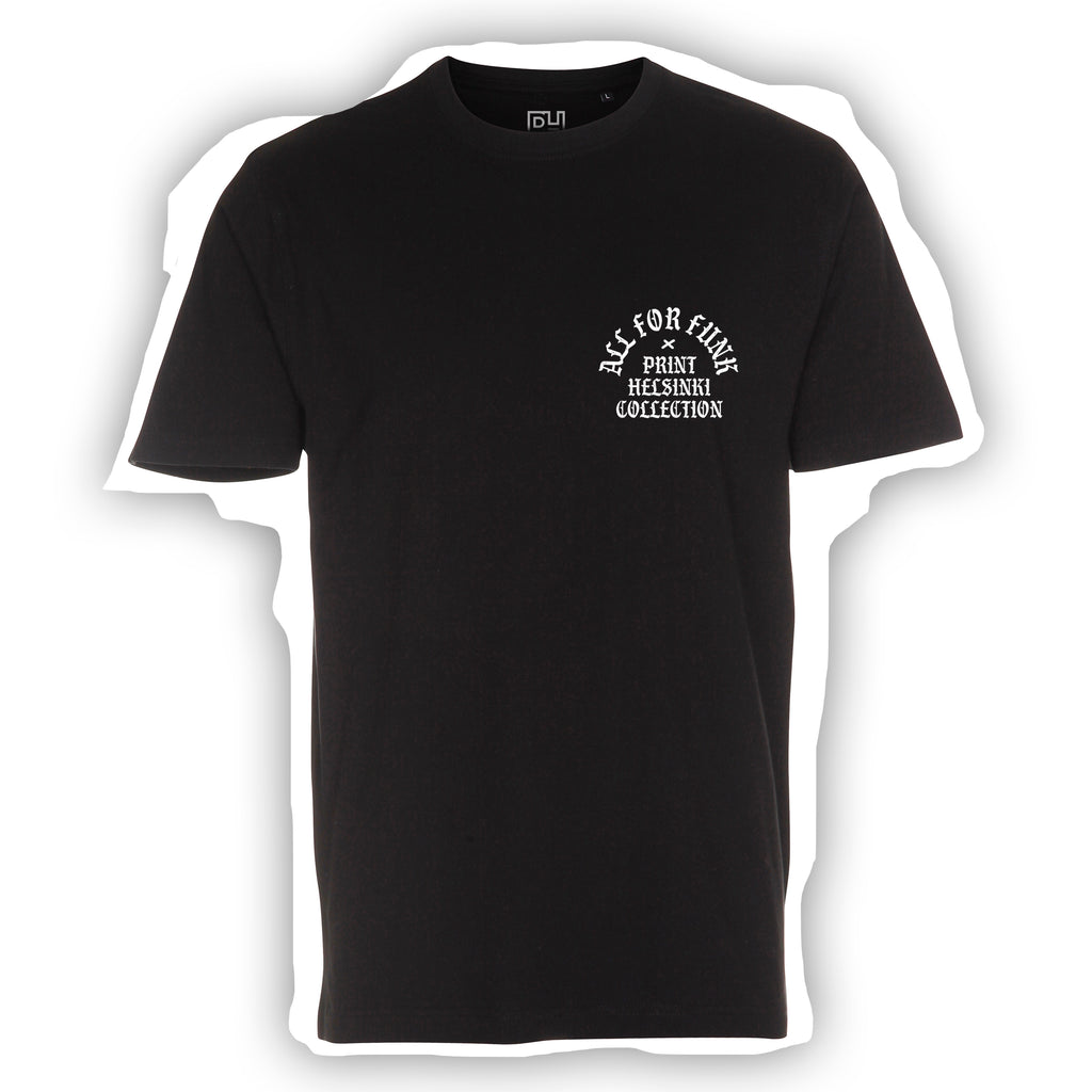 All For Funk X Print Helsinki Collection T-paita Musta
