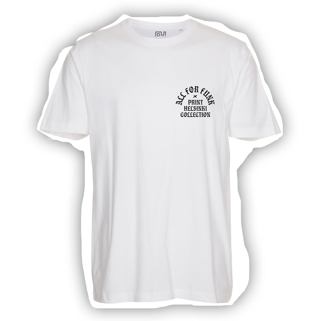 All For Funk X Print Helsinki Collection T-paita Valkoinen